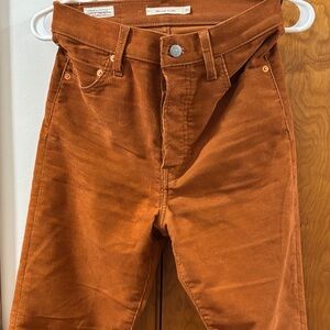 Women's Flare & Wide Leg Jeans in Rust